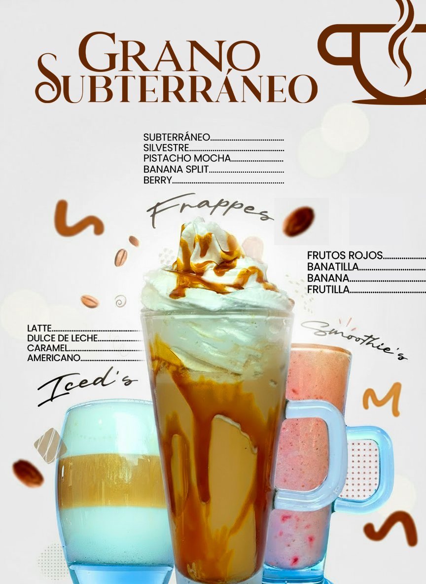 Flyer · Grano Subterráneo